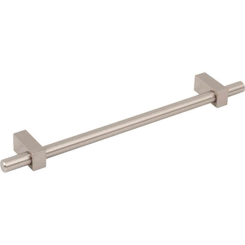 192 mm Center-to-Center Satin Nickel Larkin Cabinet Bar Pull