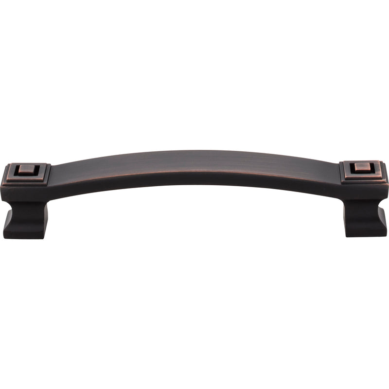 128 mm Center-to-Center Brushed Oil Rubbed Bronze Square Delmar Cabinet Pull