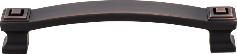 128 mm Center-to-Center Brushed Oil Rubbed Bronze Square Delmar Cabinet Pull