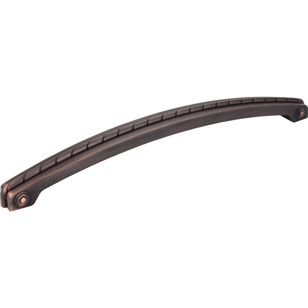 12" Center-to-Center Brushed Oil Rubbed Bronze Rope Rhodes Appliance Handle