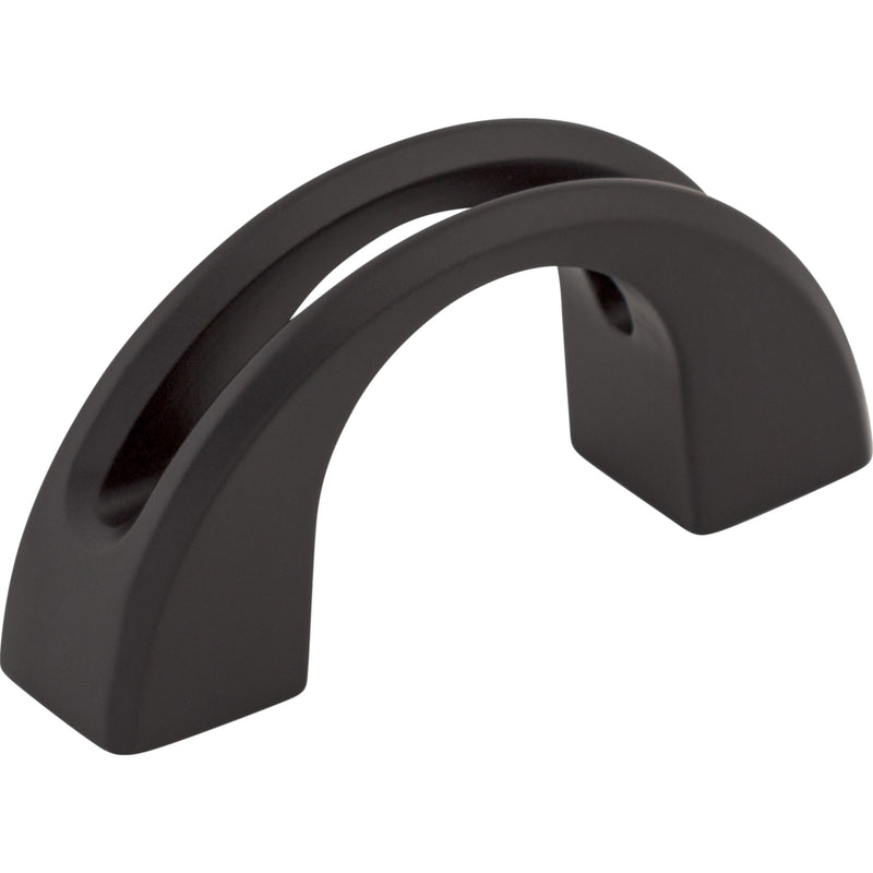 Tango U Finger Pull 1 1/4 Inch (c-c) Flat Black