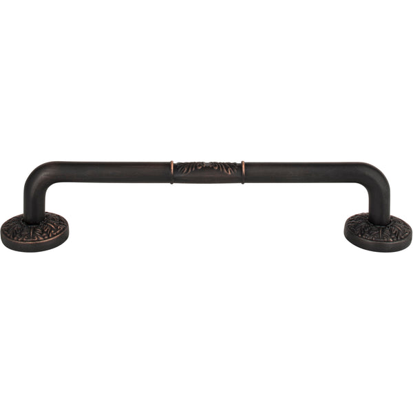 Hammered Medallion Pull 5 Inch (c-c) Venetian Bronze