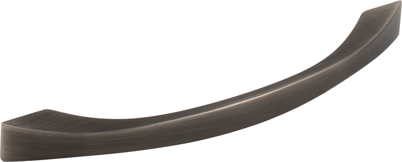 160 mm Center-to-Center Brushed Pewter Flared Philip Cabinet Pull