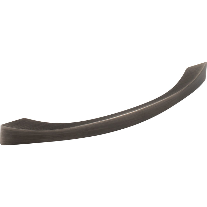 160 mm Center-to-Center Brushed Pewter Flared Philip Cabinet Pull