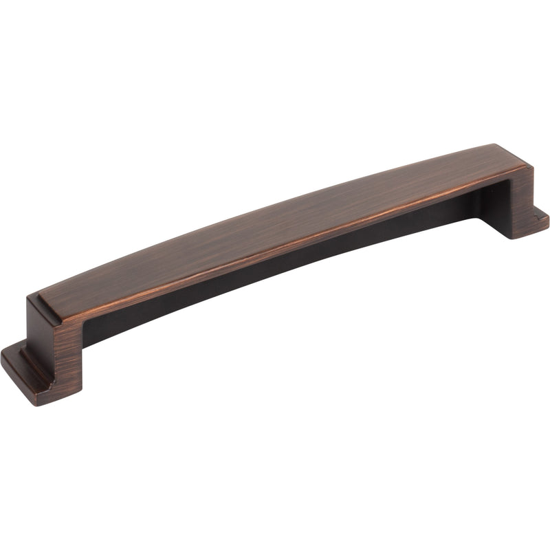 160 mm Center Brushed Oil Rubbed Bronze Square-to-Center Square Renzo Cabinet Cup Pull