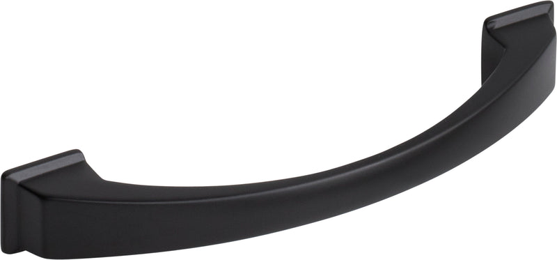 128 mm Center-to-Center Matte Black Arched Roman Cabinet Pull