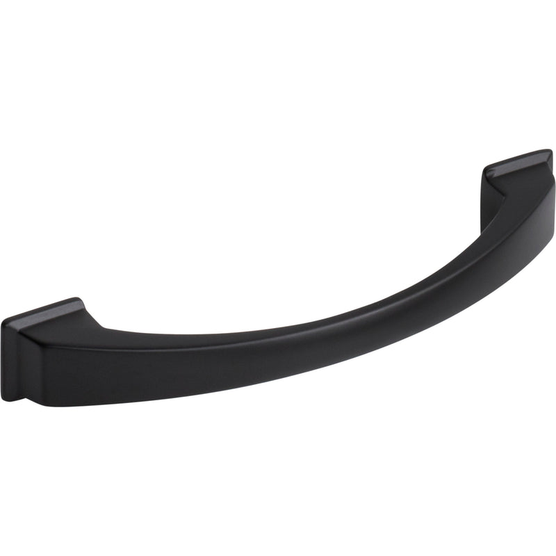 128 mm Center-to-Center Matte Black Arched Roman Cabinet Pull