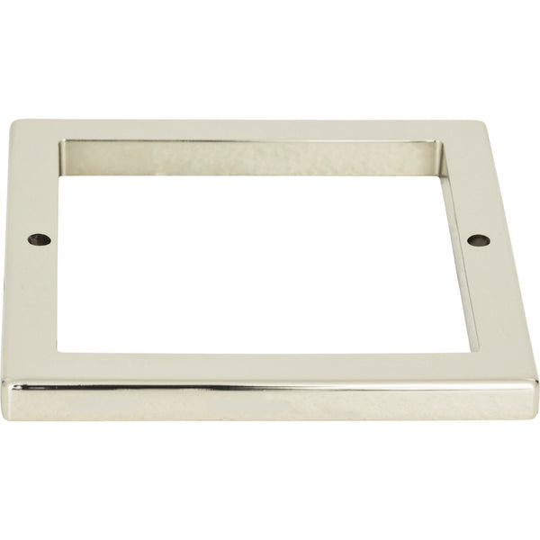 Tableau Square Base 3 Inch Polished Nickel