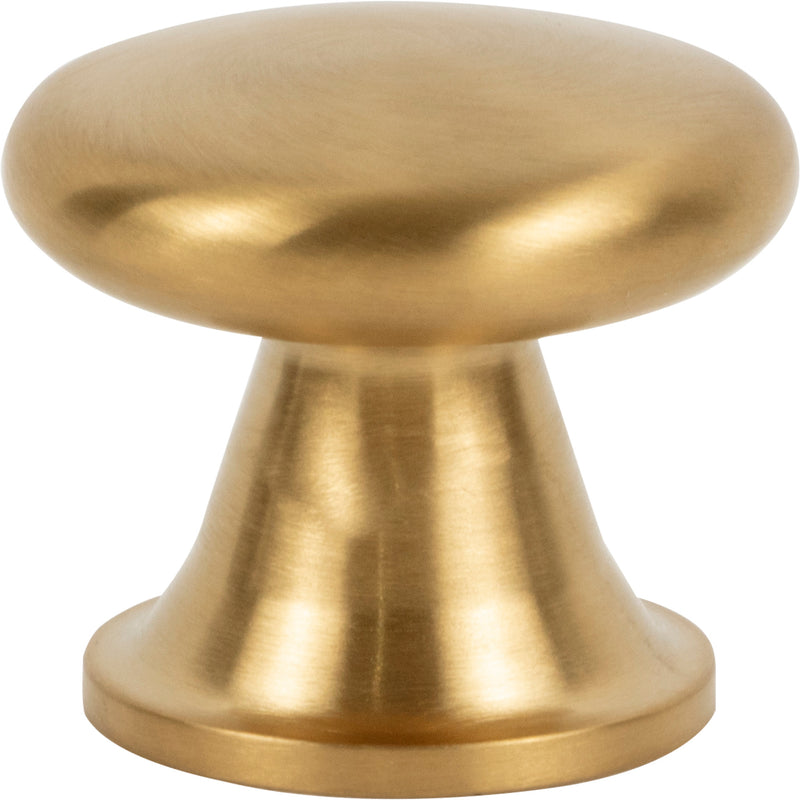 Burbank Knob 1 1/8 Inch Matte Gold