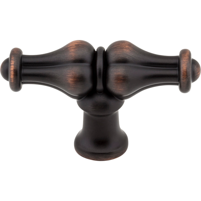 2-1/4" Brushed Oil Rubbed Bronze Bella Cabinet "T" Knob