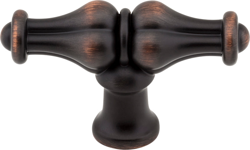 2-1/4" Brushed Oil Rubbed Bronze Bella Cabinet "T" Knob