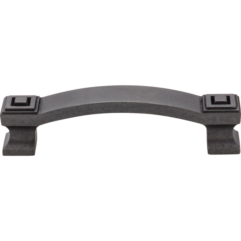 96 mm Center-to-Center Gun Metal Square Delmar Cabinet Pull