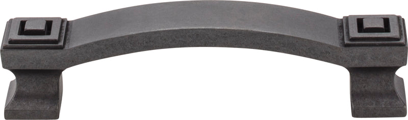 96 mm Center-to-Center Gun Metal Square Delmar Cabinet Pull