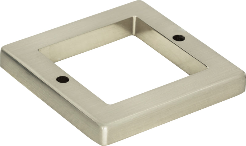 Tableau Square Base 1 13/16 Inch Brushed Nickel
