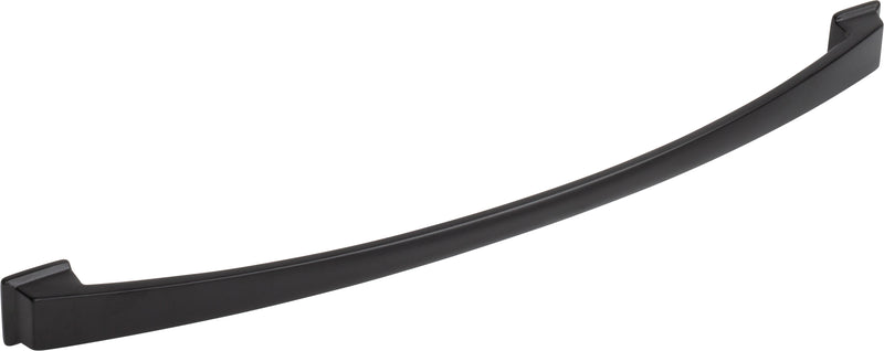 305 mm Center-to-Center Matte Black Arched Roman Cabinet Pull