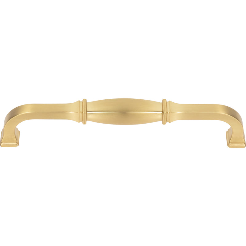 160 mm Center-to-Center Brushed Gold Audrey Cabinet Pull