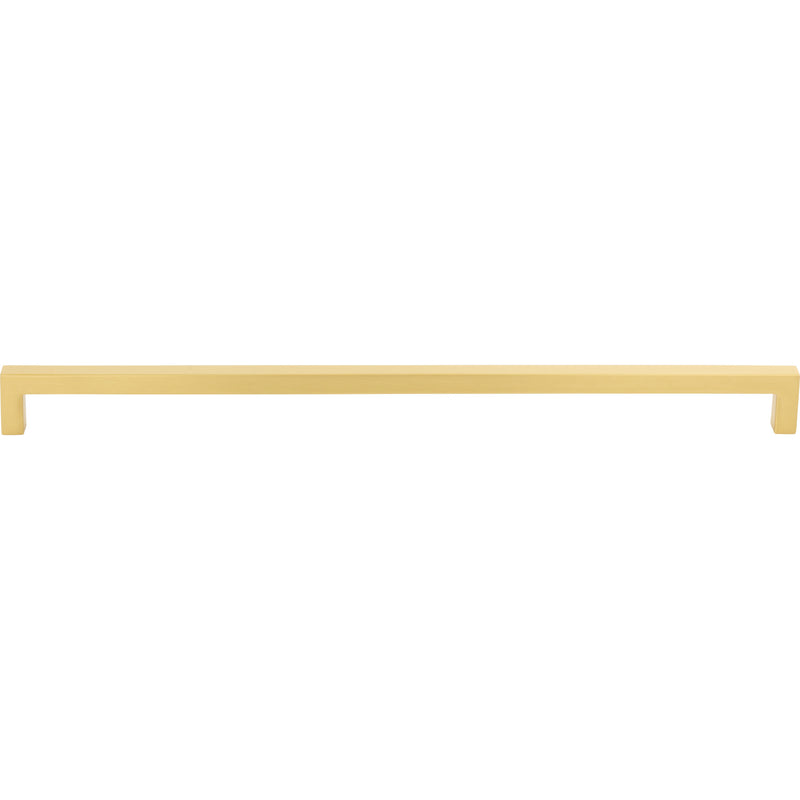 320 mm Center-to-Center Brushed Gold Square Stanton Cabinet Bar Pull