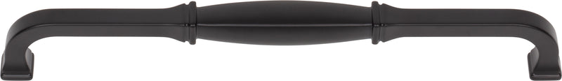 224 mm Center-to-Center Matte Black Audrey Cabinet Pull