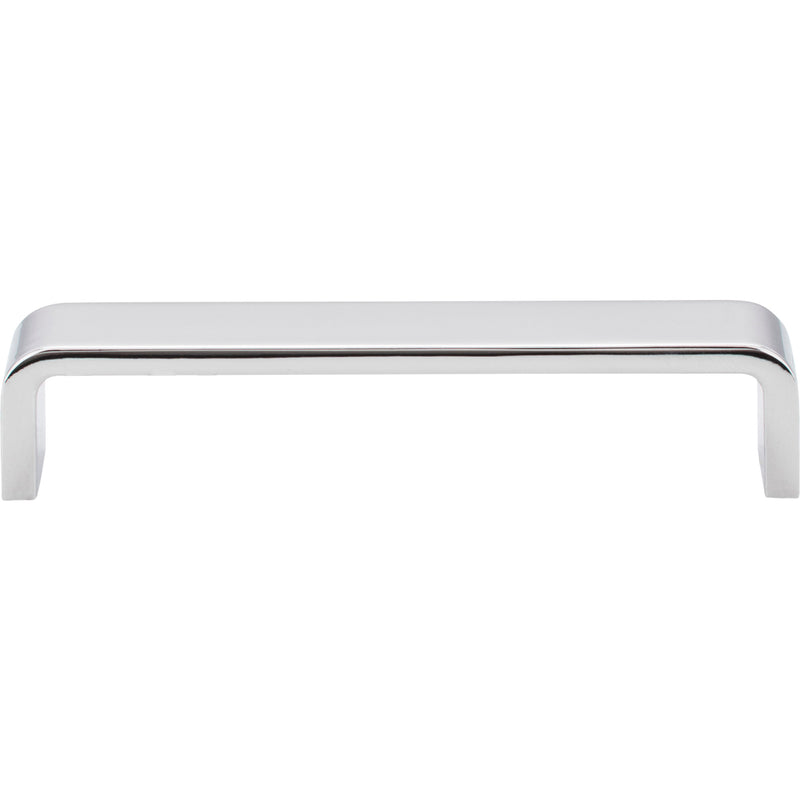 128 mm Center-to-Center Polished Chrome Square Asher Cabinet Pull