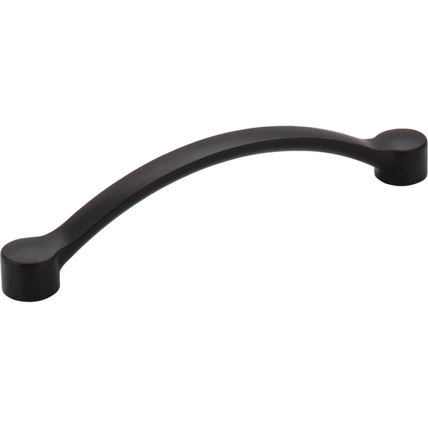 128 mm Center-to-Center Matte Black Arched Belfast Cabinet Pull