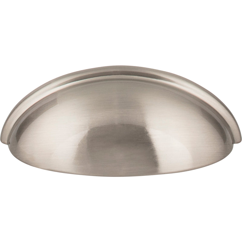 3" Center-to-Center Satin Nickel Florence Cabinet Cup Pull