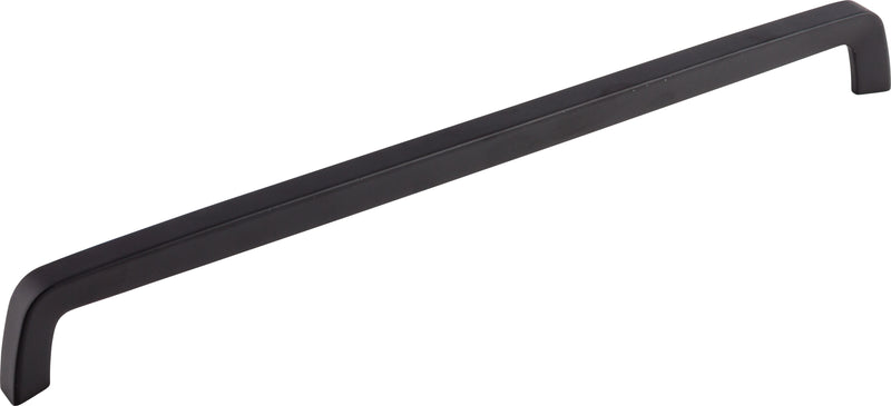 Tapered Bar Pull 17 5/8 Inch (c-c) Flat Black