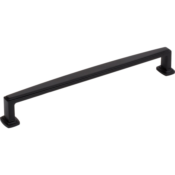 192 mm Center-to-Center Matte Black Richard Cabinet Pull