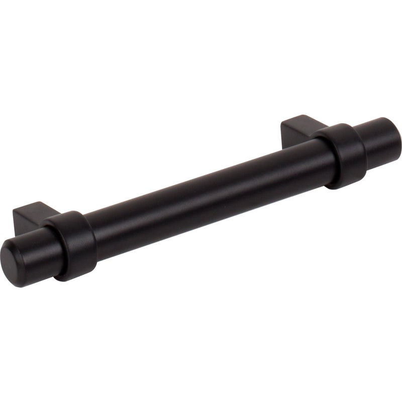 96 mm Center-to-Center Matte Black Key Grande Cabinet Bar Pull