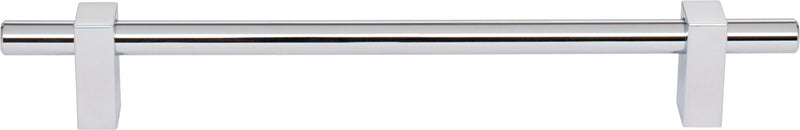 192 mm Center-to-Center Polished Chrome Larkin Cabinet Bar Pull