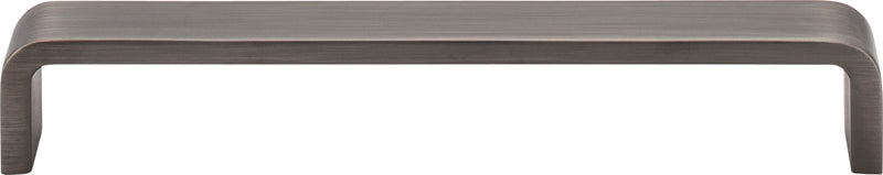 160 mm Center-to-Center Brushed Pewter Square Asher Cabinet Pull