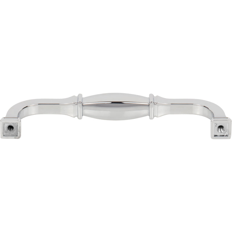 128 mm Center-to-Center Polished Chrome Audrey Cabinet Pull