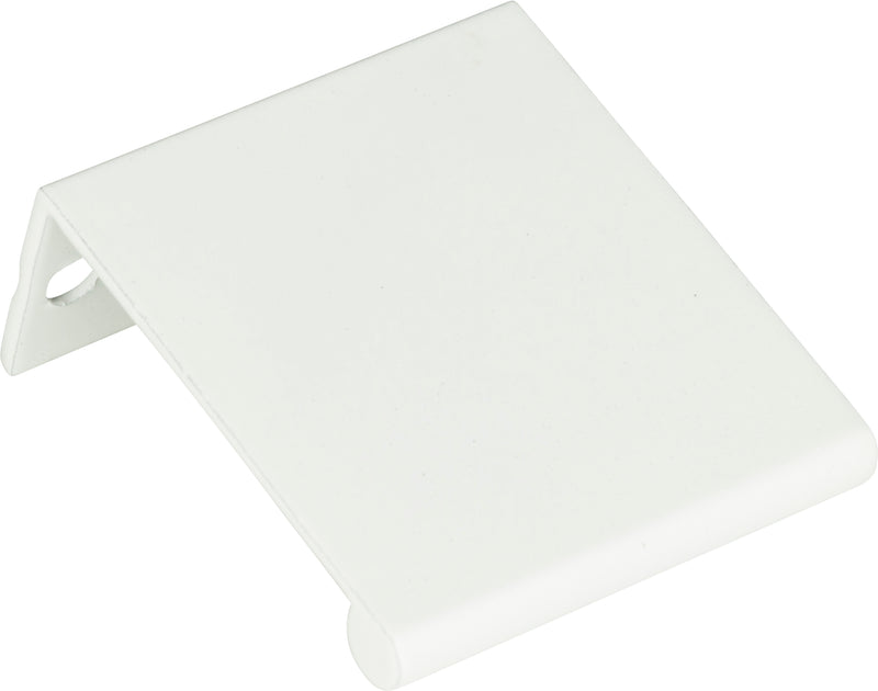 Tab Edge Pull 1 1/4 Inch (c-c) High White Gloss