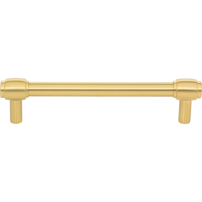 128 mm Center-to-Center Brushed Gold Hayworth Cabinet Bar Pull