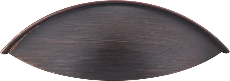 96 mm Center-to-Center Brushed Oil Rubbed Bronze Bordeaux Cabinet Cup Pull