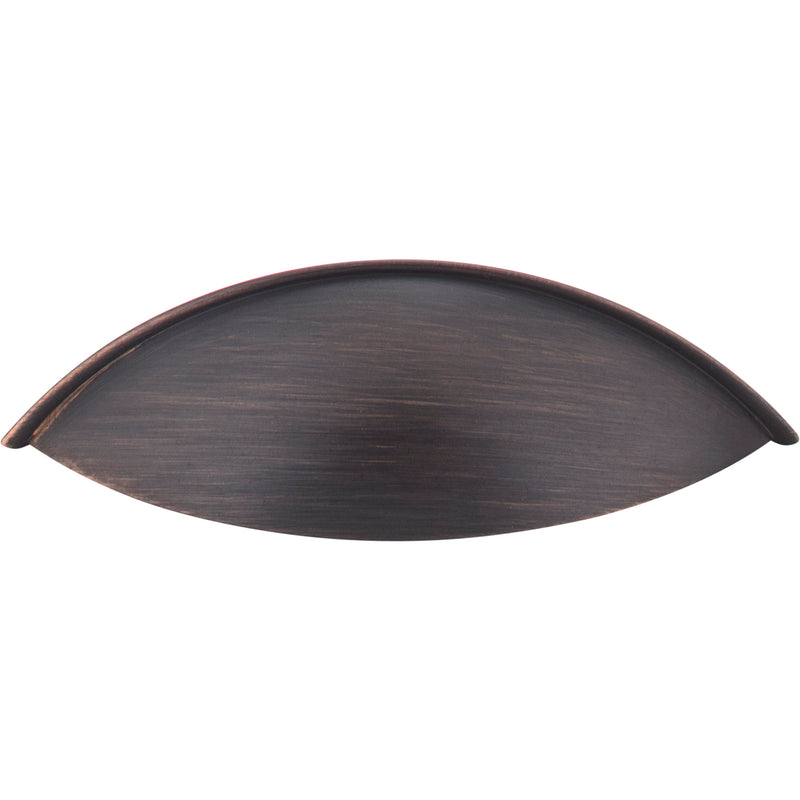 96 mm Center-to-Center Brushed Oil Rubbed Bronze Bordeaux Cabinet Cup Pull