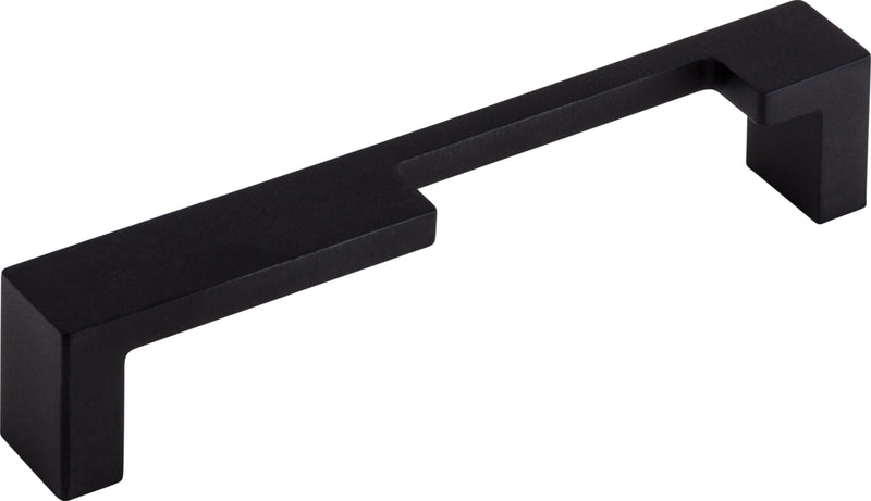 Modern Metro Notch Pull B 5 Inch (c-c) Flat Black