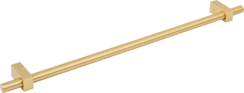 305 mm Center-to-Center Brushed Gold Larkin Cabinet Bar Pull