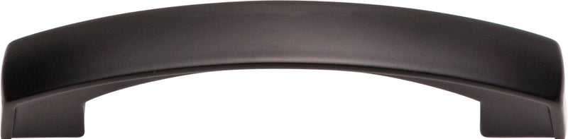 96 mm Center-to-Center Matte Black Merrick Cabinet Pull