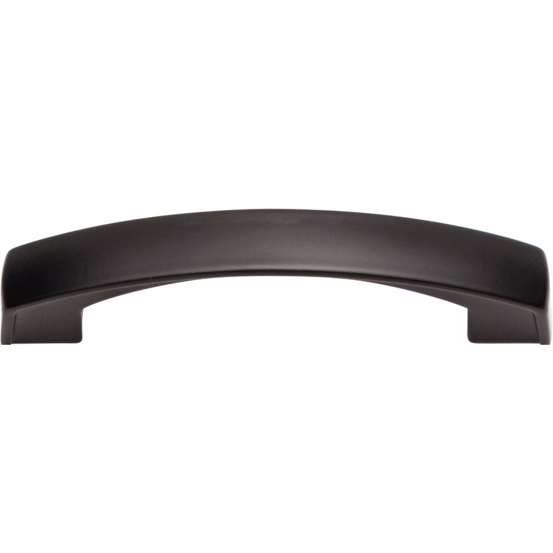 96 mm Center-to-Center Matte Black Merrick Cabinet Pull