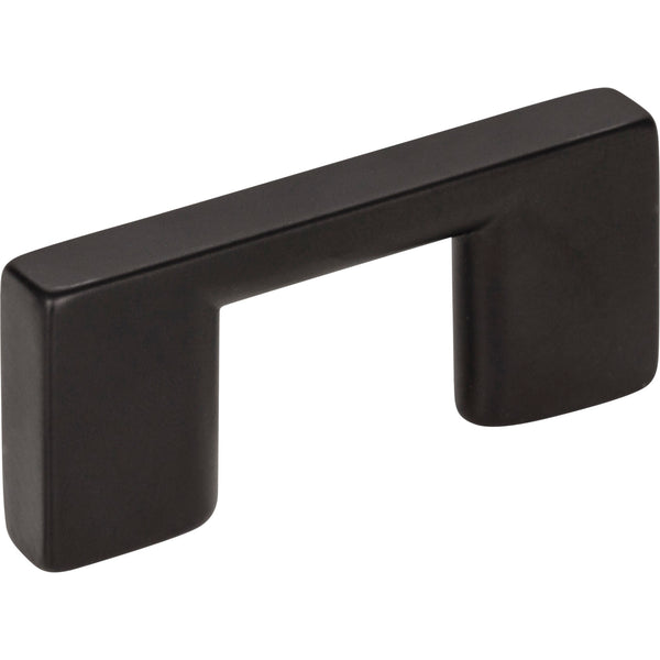 32 mm Center-to-Center Matte Black Square Sutton Cabinet Bar Pull