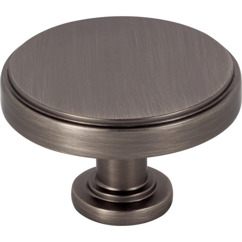 1-3/4" Diameter Brushed Pewter Richard Cabinet Knob