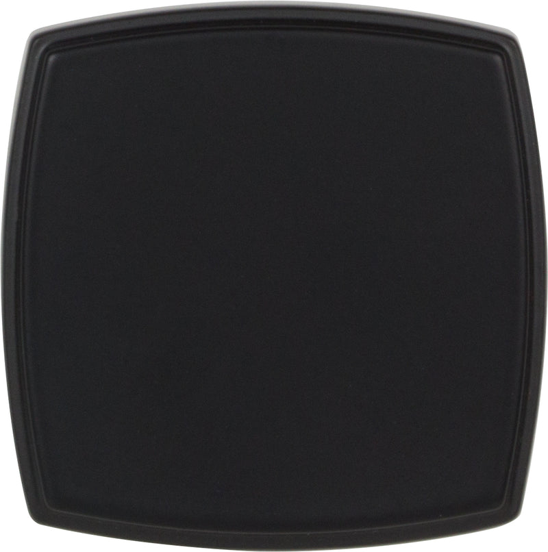 1-3/4" Overall Length Matte Black Square Renzo Cabinet Knob