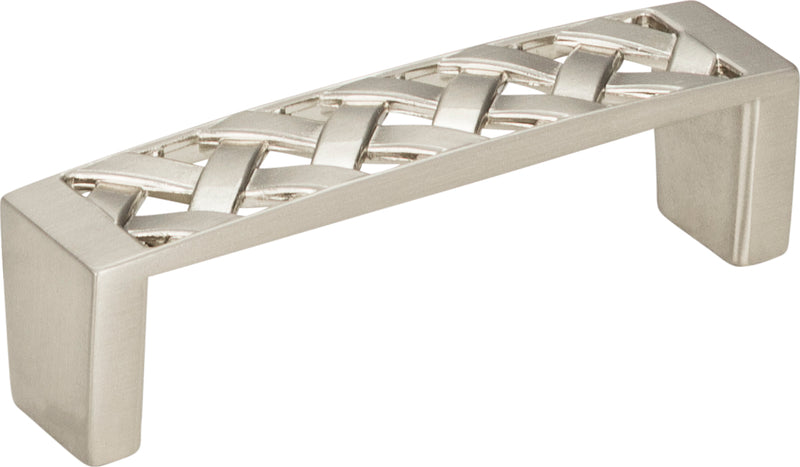 Lattice Pull 3 Inch (c-c) Brushed Nickel