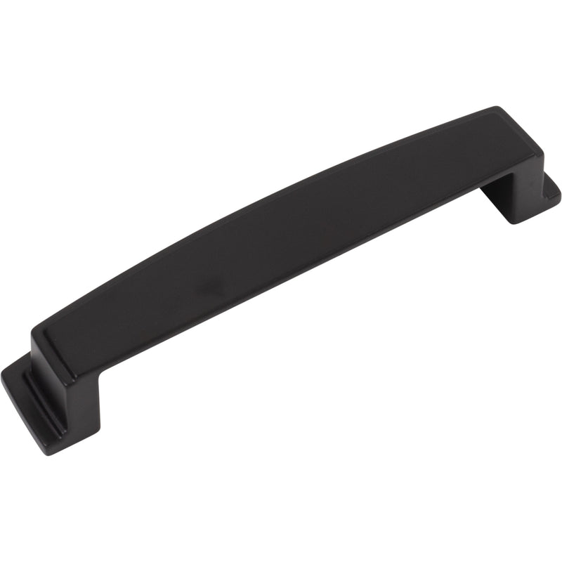 128 mm Center Matte Black Square-to-Center Square Renzo Cabinet Cup Pull