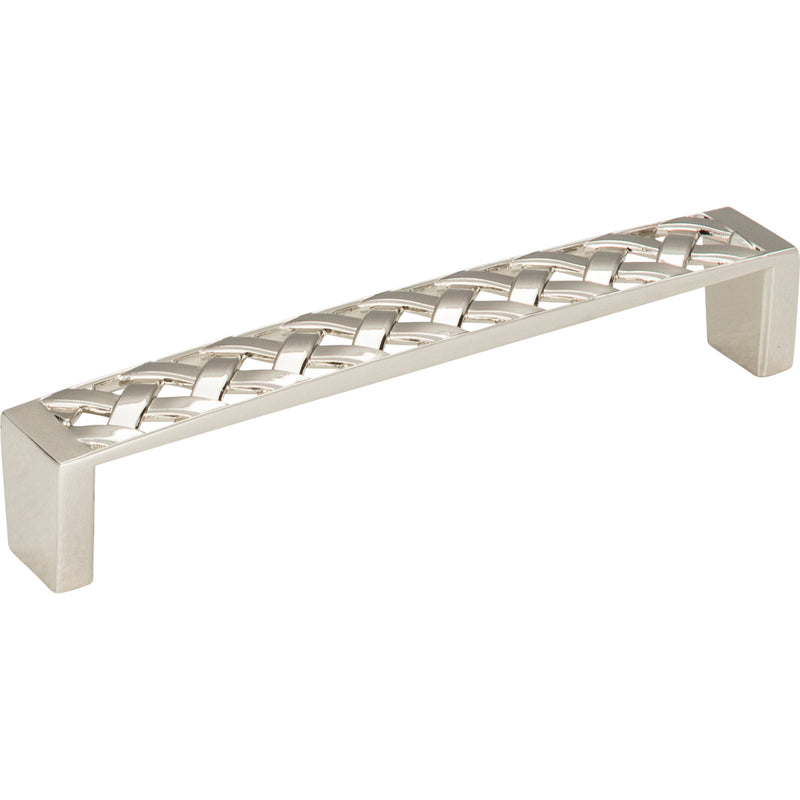 Lattice Pull 5 1/16 Inch (c-c) Polished Nickel