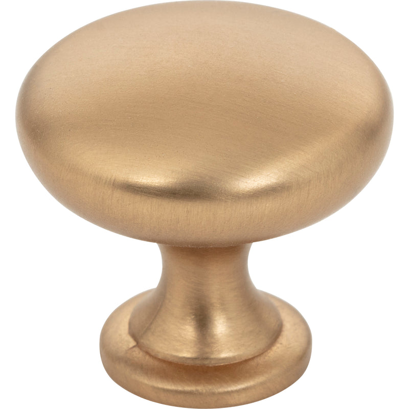 1-3/16" Diameter Satin Bronze Madison Cabinet Mushroom Knob