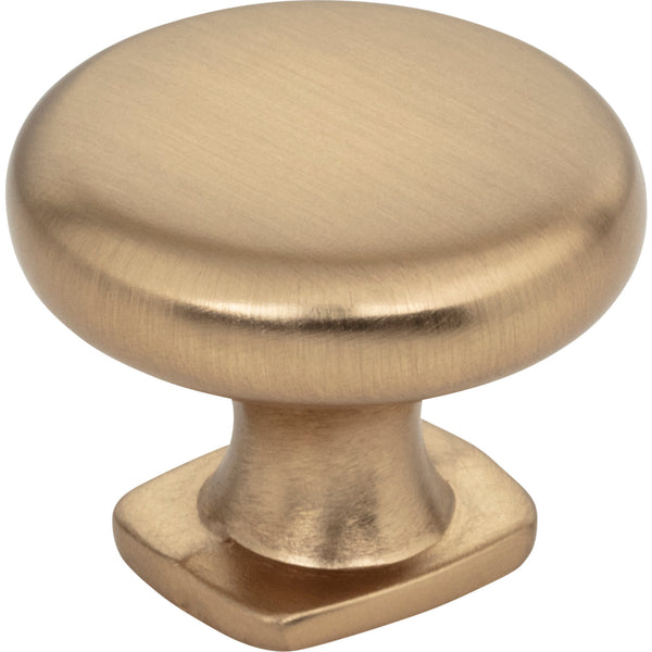 1-3/8" Diameter Satin Bronze Belcastel 1 Cabinet Knob