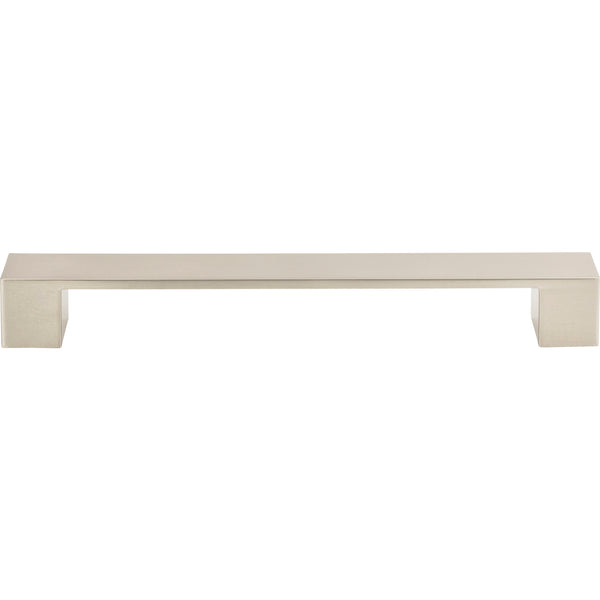 Wide Square Pull 7 9/16 Inch (c-c) Brushed Nickel