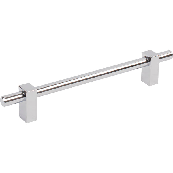 160 mm Center-to-Center Polished Chrome Larkin Cabinet Bar Pull