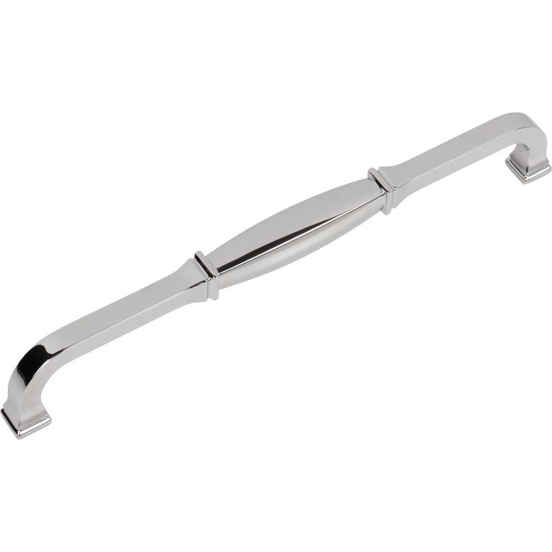 224 mm Center-to-Center Polished Chrome Audrey Cabinet Pull